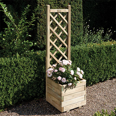 Square Lattice Planter