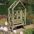 Rustic Seat - Natural Timber Arch