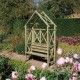 Rustic Seat - Natural Timber Arch