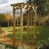 Square Top Arch Garden Furniture - Natural Timber
