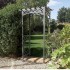 Wrenbury Gunmetal Grey Arch Garden Furniture - Natural Timber