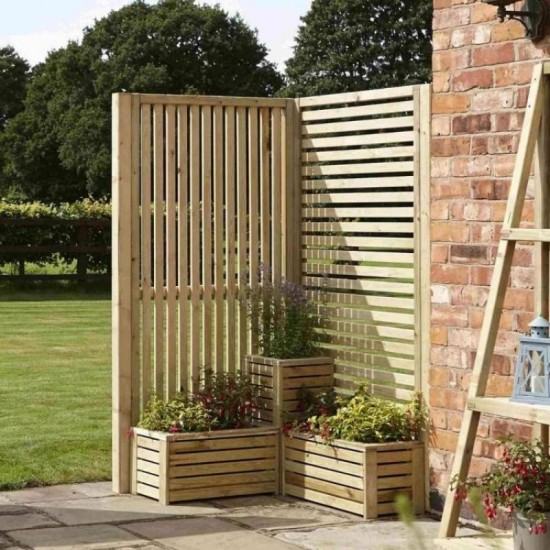 Corner Set Garden Creations - Natural Timber