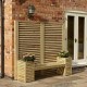 Seat Set Garden Creations - Natural Timber