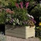 Marberry Rectangular Planter - Natural Timber