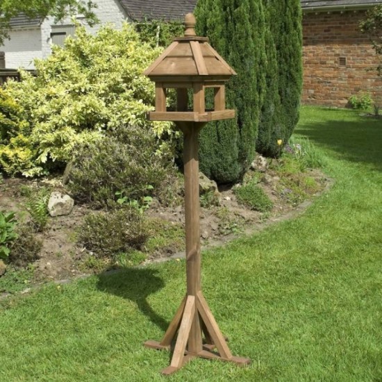Lechlade Bird Table - Natural Timber