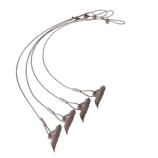 Easy Hook Earth Anchors - Solid Steel