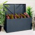 Metal Outdoor Deck Box - Anthracite Grey