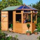 Standard Potting Storage Shed - Dipped Honey Brown