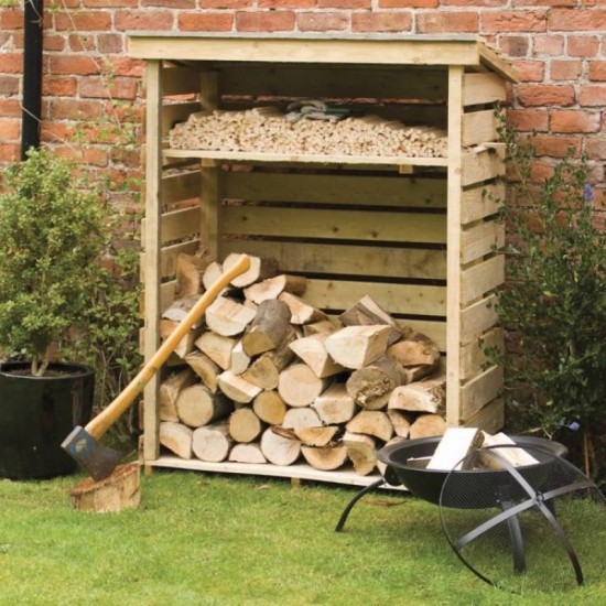 Small Outdoor Log Storage