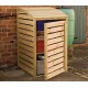 Small Outdoor Storage Box - Natural Timber